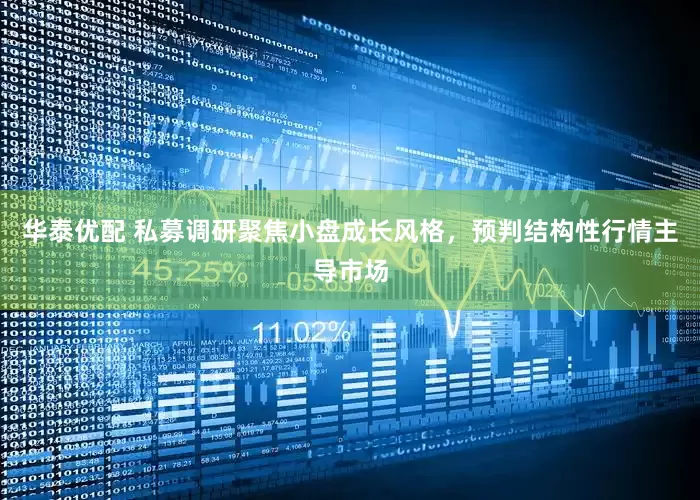 华泰优配 私募调研聚焦小盘成长风格，预判结构性行情主导市场