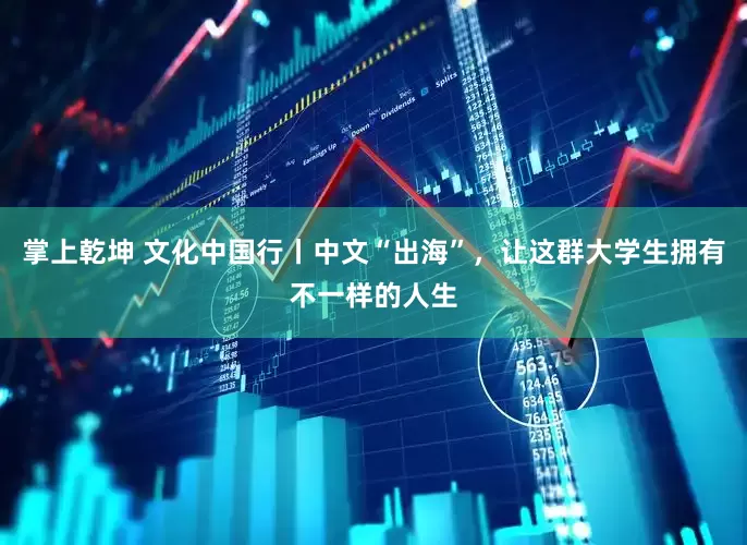 掌上乾坤 文化中国行丨中文“出海”，让这群大学生拥有不一样的人生